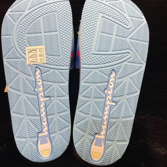 🆕 Champion Women's IPO Tie Dye Slide Sandal (Pink/Light Yellow/Multi, 7) - Picture 6 of 7
